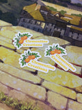Custom logo sticker sheet