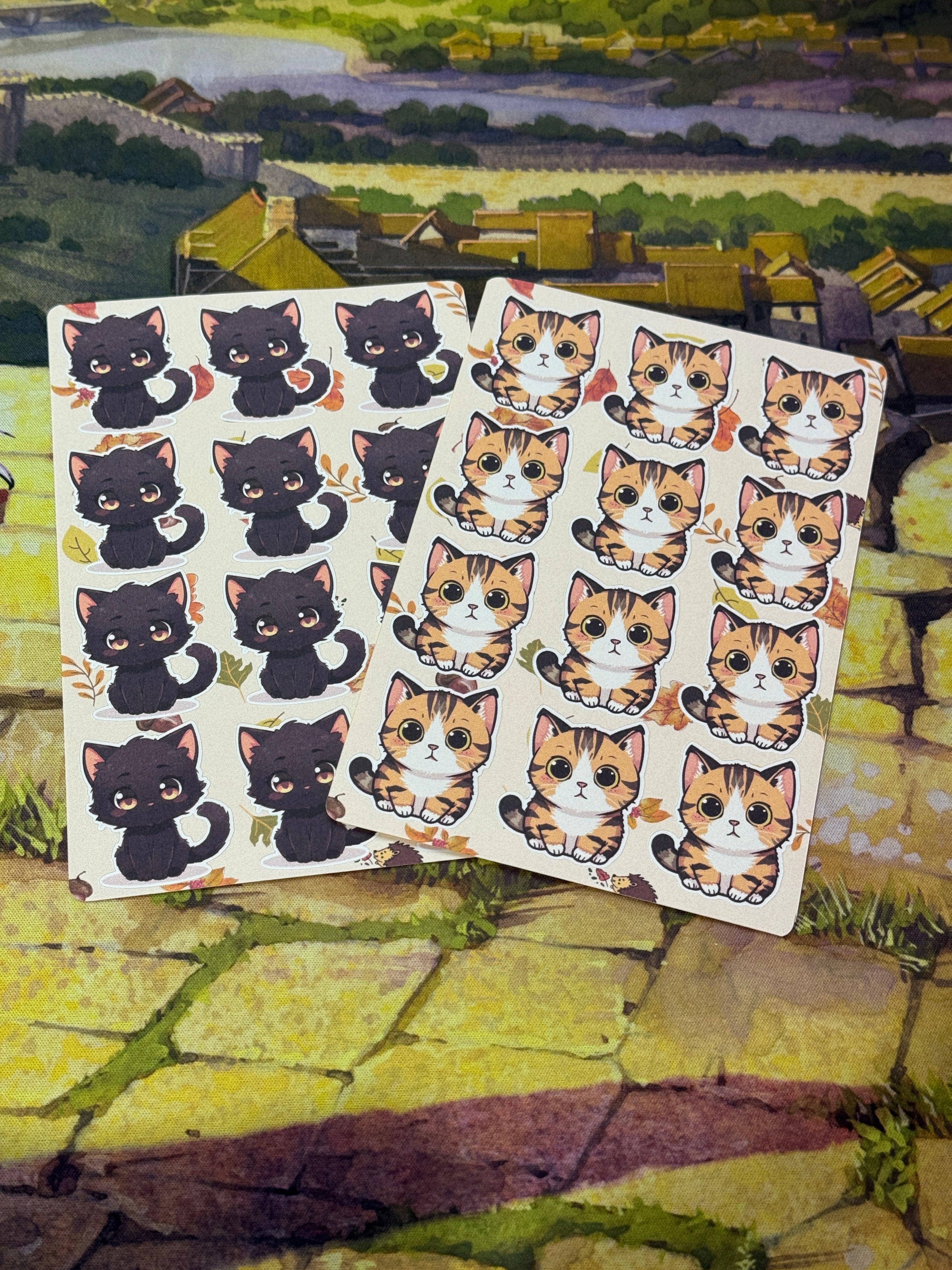 Orange and Black Cats