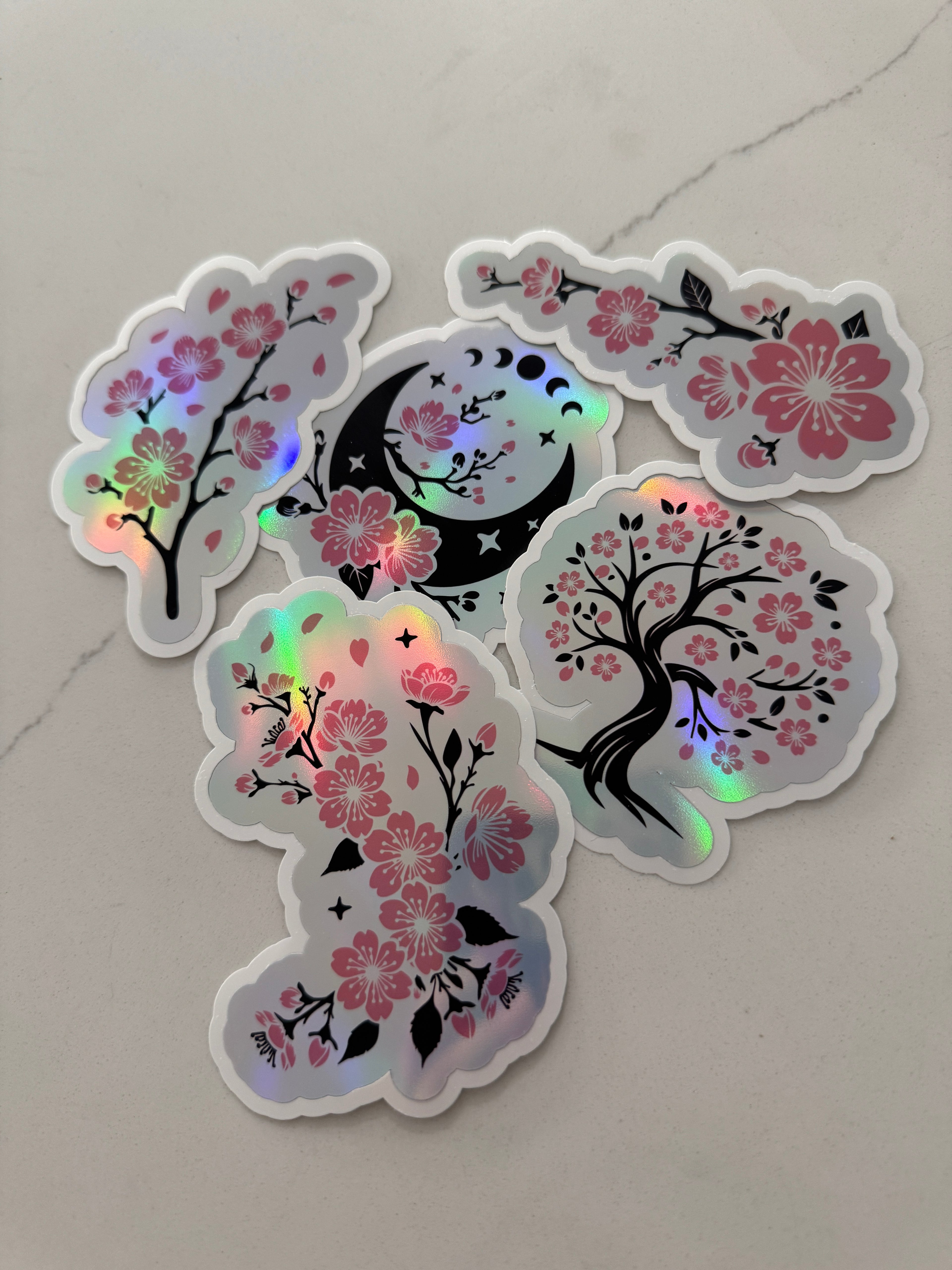 Fully Holographic Stickers