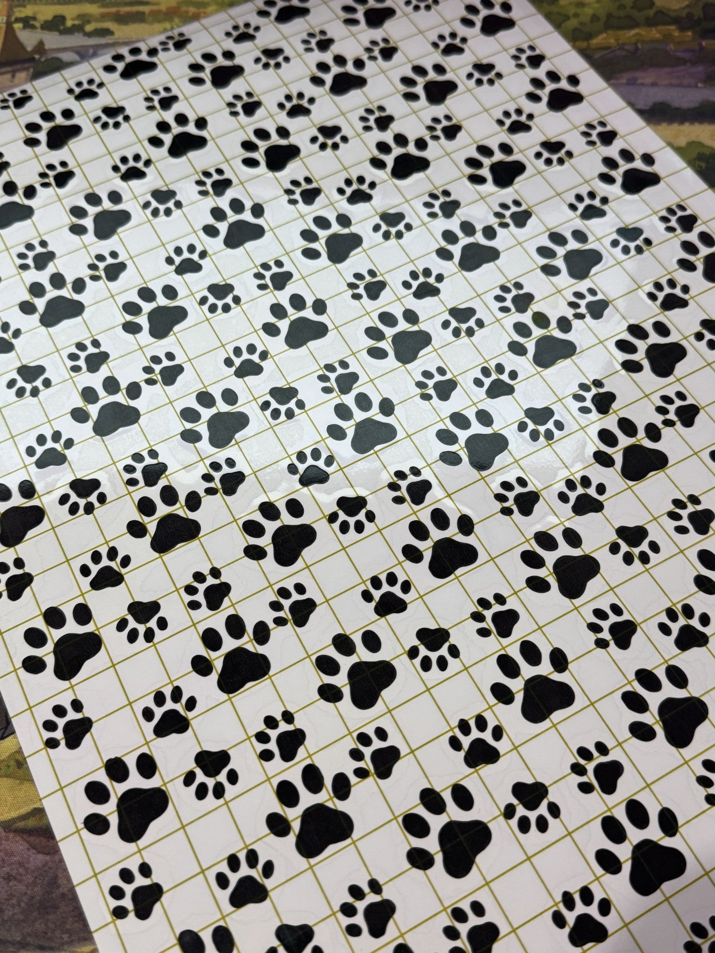 Paw Print Window Decal