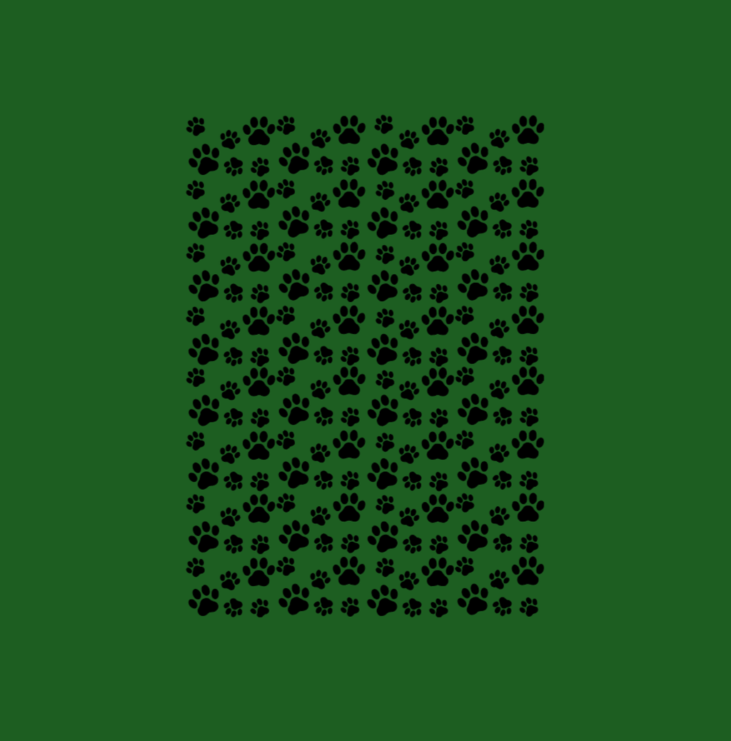 Paw Print Window Decal