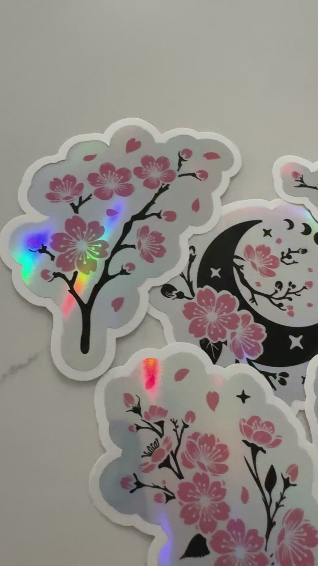 Fully Holographic Stickers